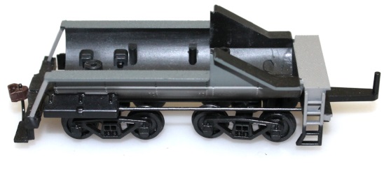 (image for) Tender Chassis w/wheels, Grey White Trim (HO 0-6-0 Vandy)